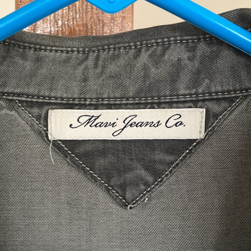 Mavi Jeans Gray Long Sleeve Shirt View 3